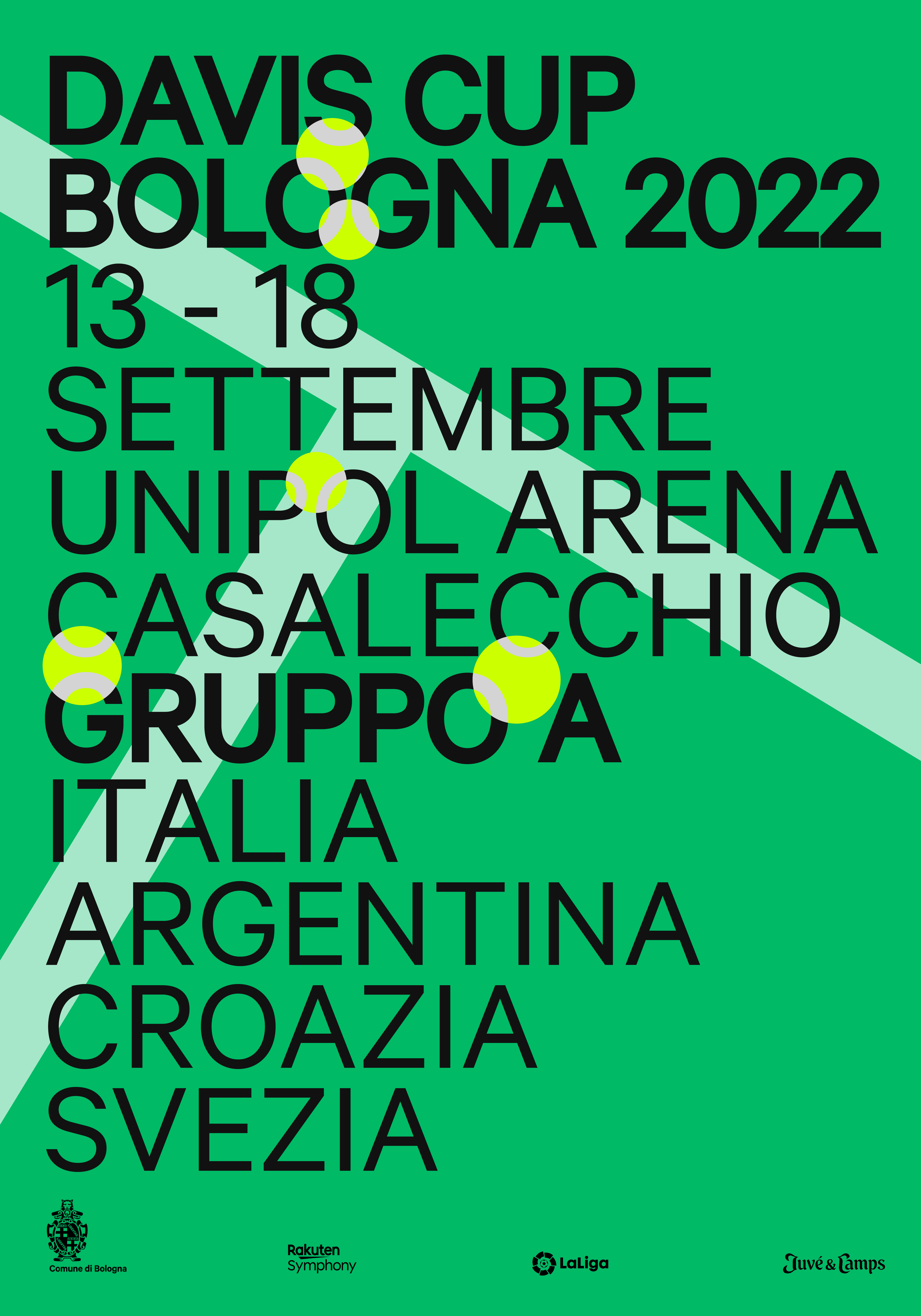 Davis Cup poster, visual design