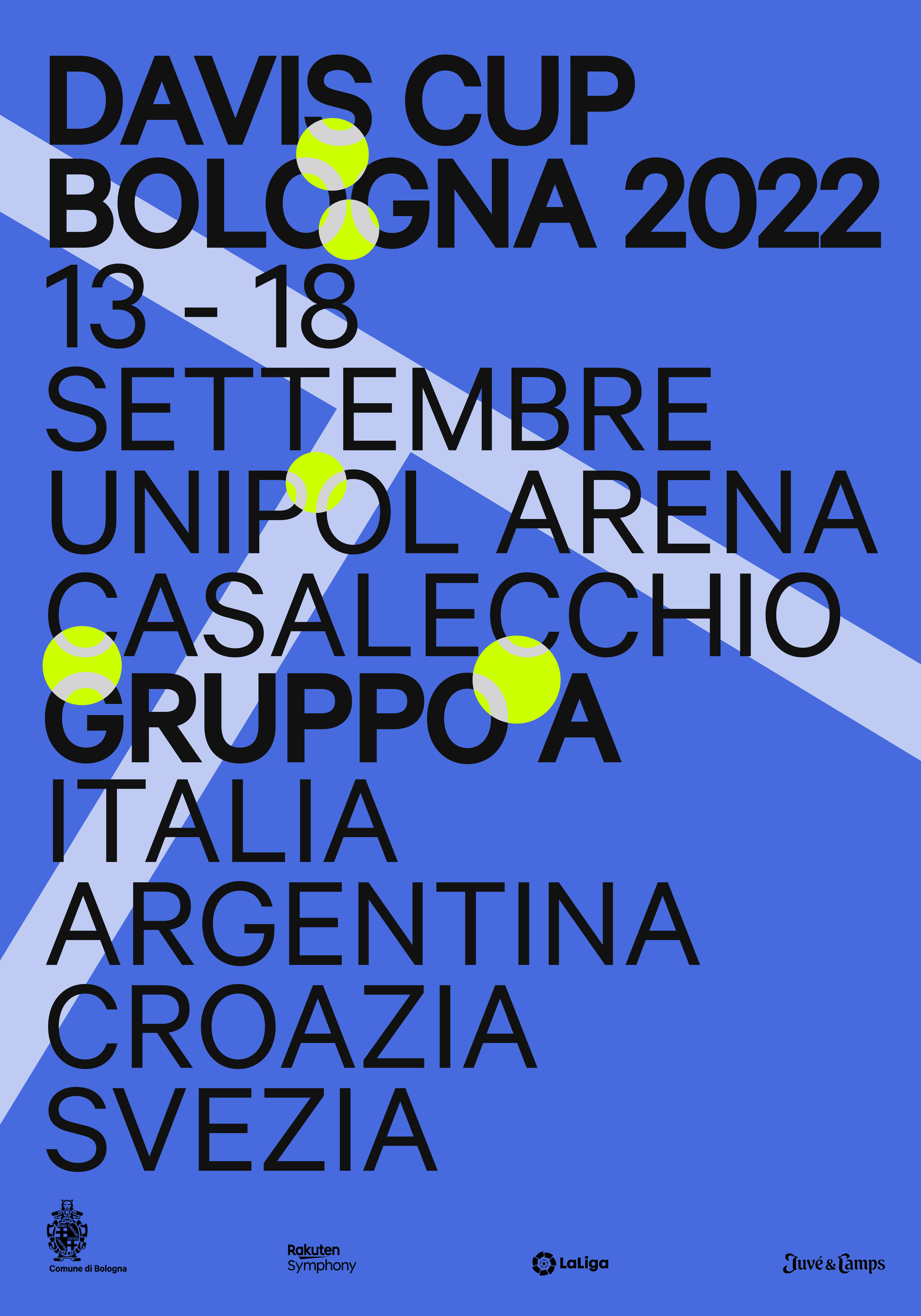 Davis Cup poster, visual design